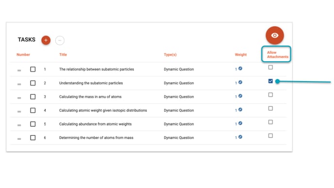 task edit pane on the assignment overview page